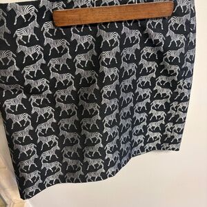 J Crew Animal Jacquard Mini skirt